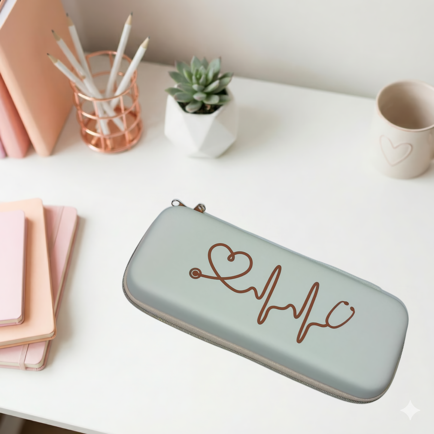 Premium Stethoscope Case (Heartbeat Edition)