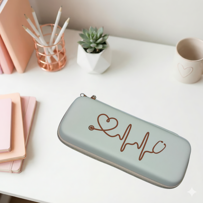 Premium Stethoscope Case (Heartbeat Edition)