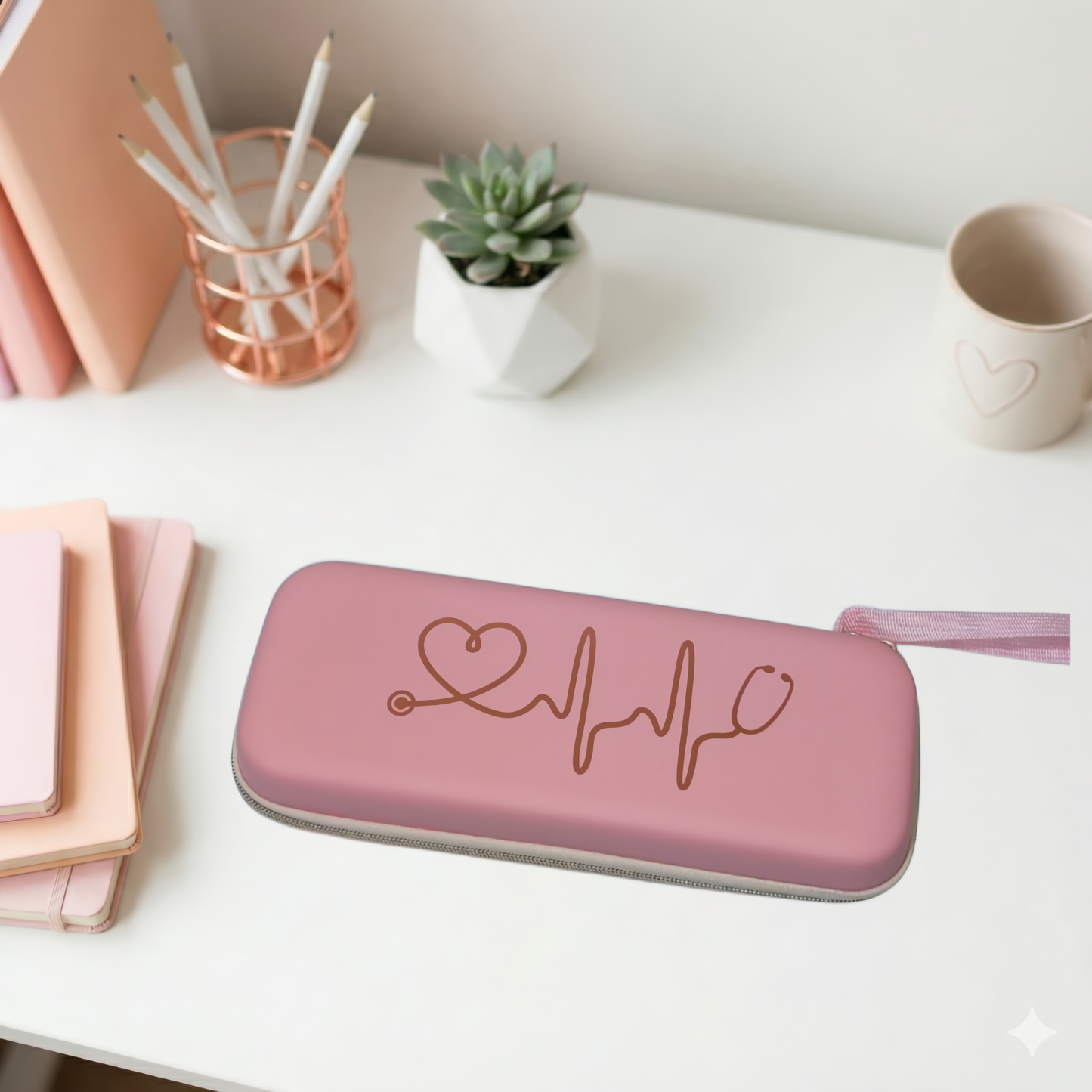 Premium Stethoscope Case (Heartbeat Edition)